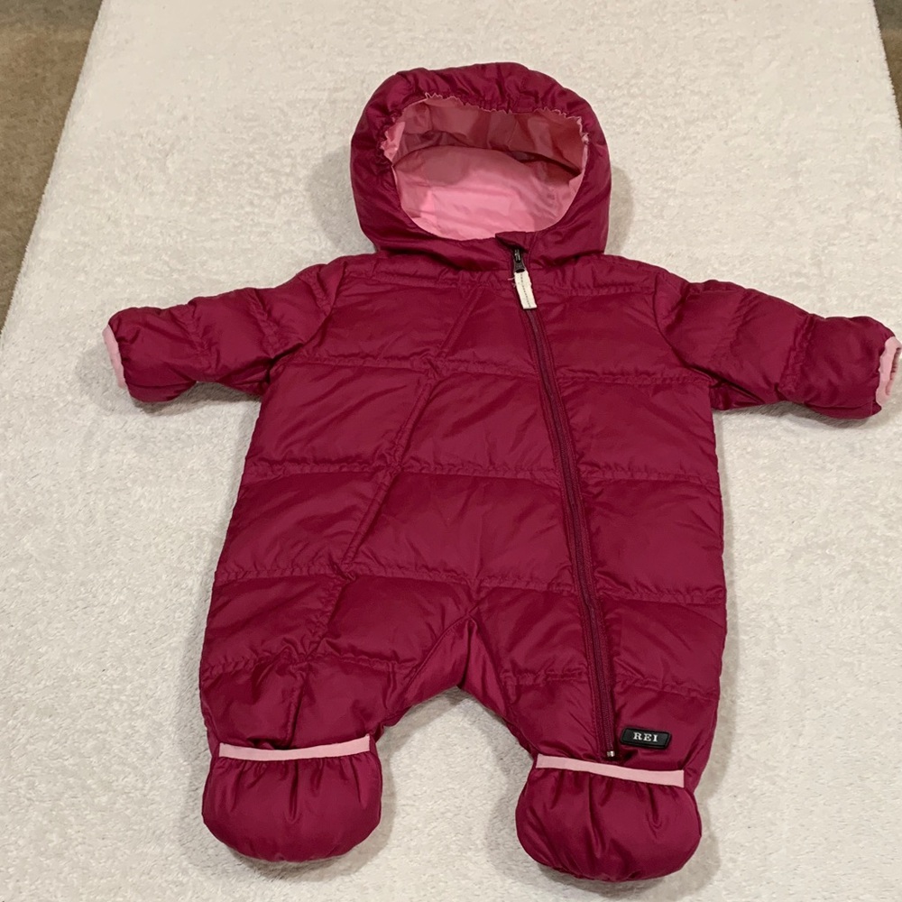 REI Fuchsia Kids One Piece Footie